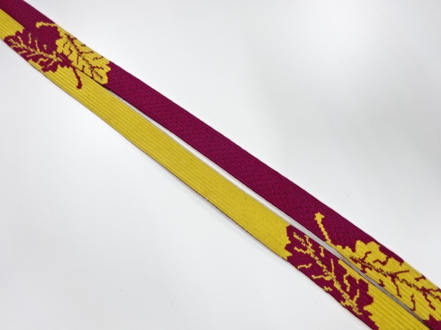 Antique SILK hand-knit obijime